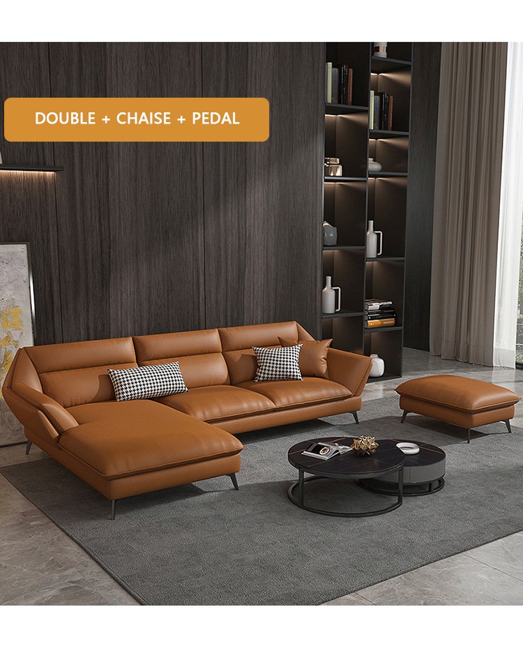 European leather french sofa home furniture